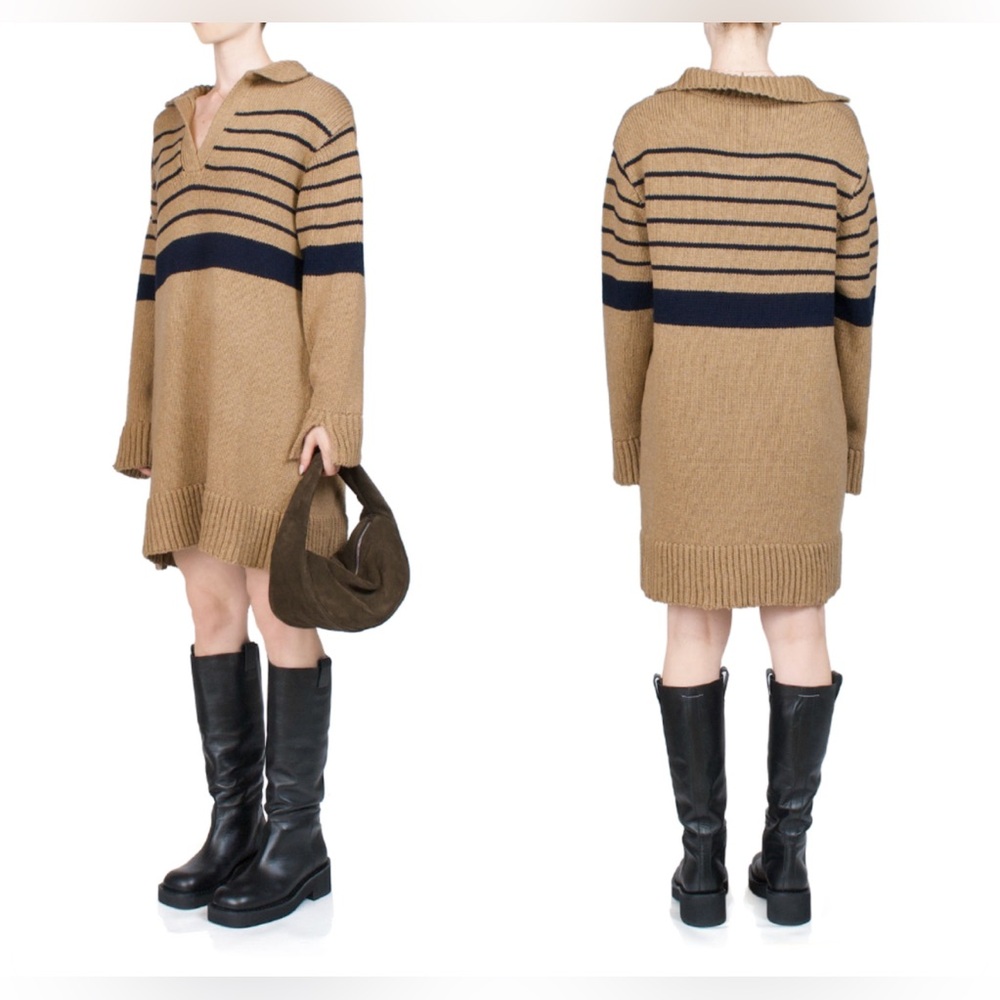 CIAO LUCIA Maritime Dress - Praline